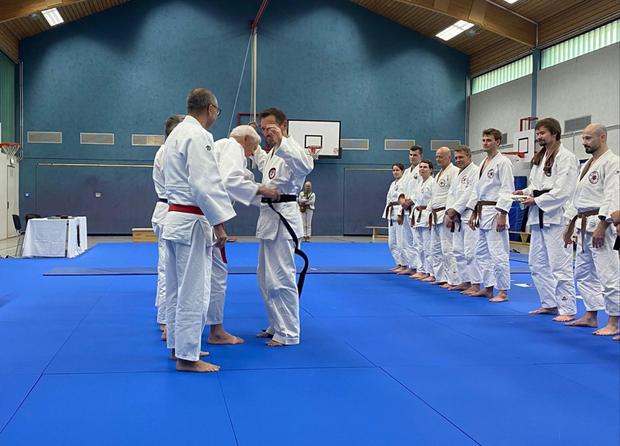 Gruppenfoto zusammen mit Denis und Dieter