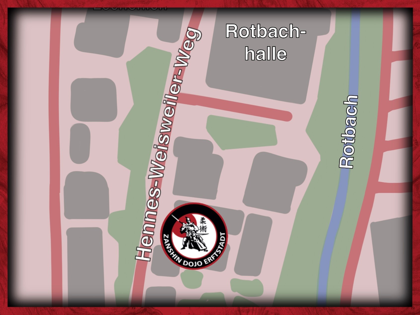 Kartenausschnitt der das VfB-Haus zeigt